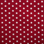 Popelín Algodón Estrellas Rojo - Ribes y Casals