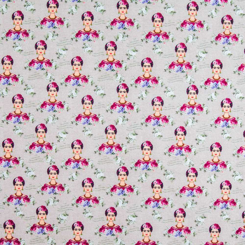 Popelín Algodón Frida Khalo - Ribes y Casals