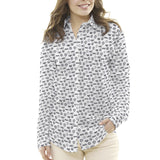 Popelín Algodón Graffiti Blanca - Ribes y Casals