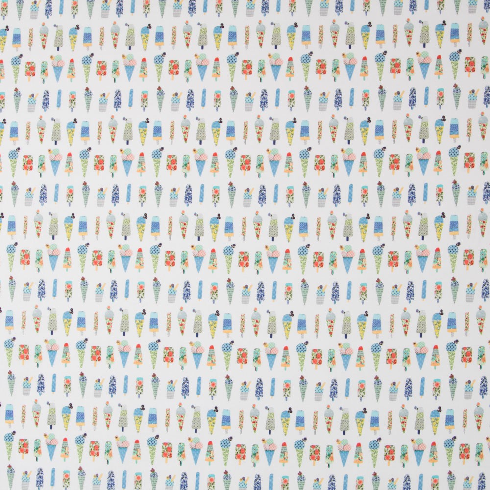 Popelín Algodón Icre Cream Multicolor - Ribes y Casals
