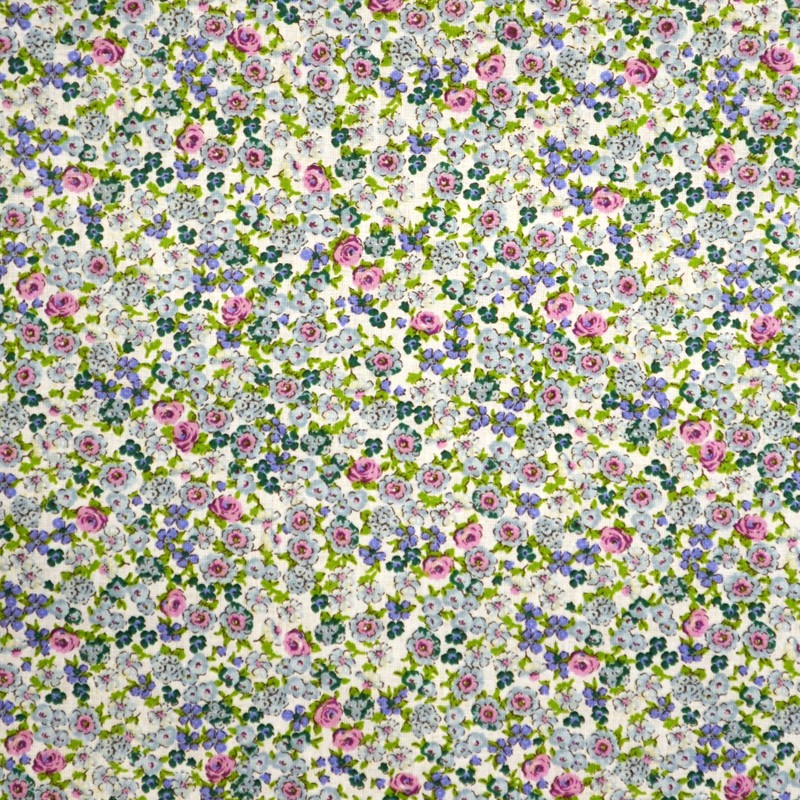 Popelín Algodón Liberty Blanca - Ribes y Casals
