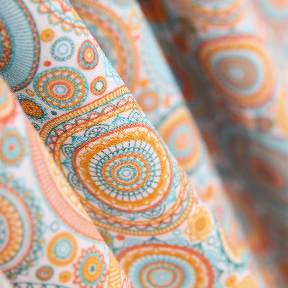 Popelín Astros Naranja - Ribes y Casals