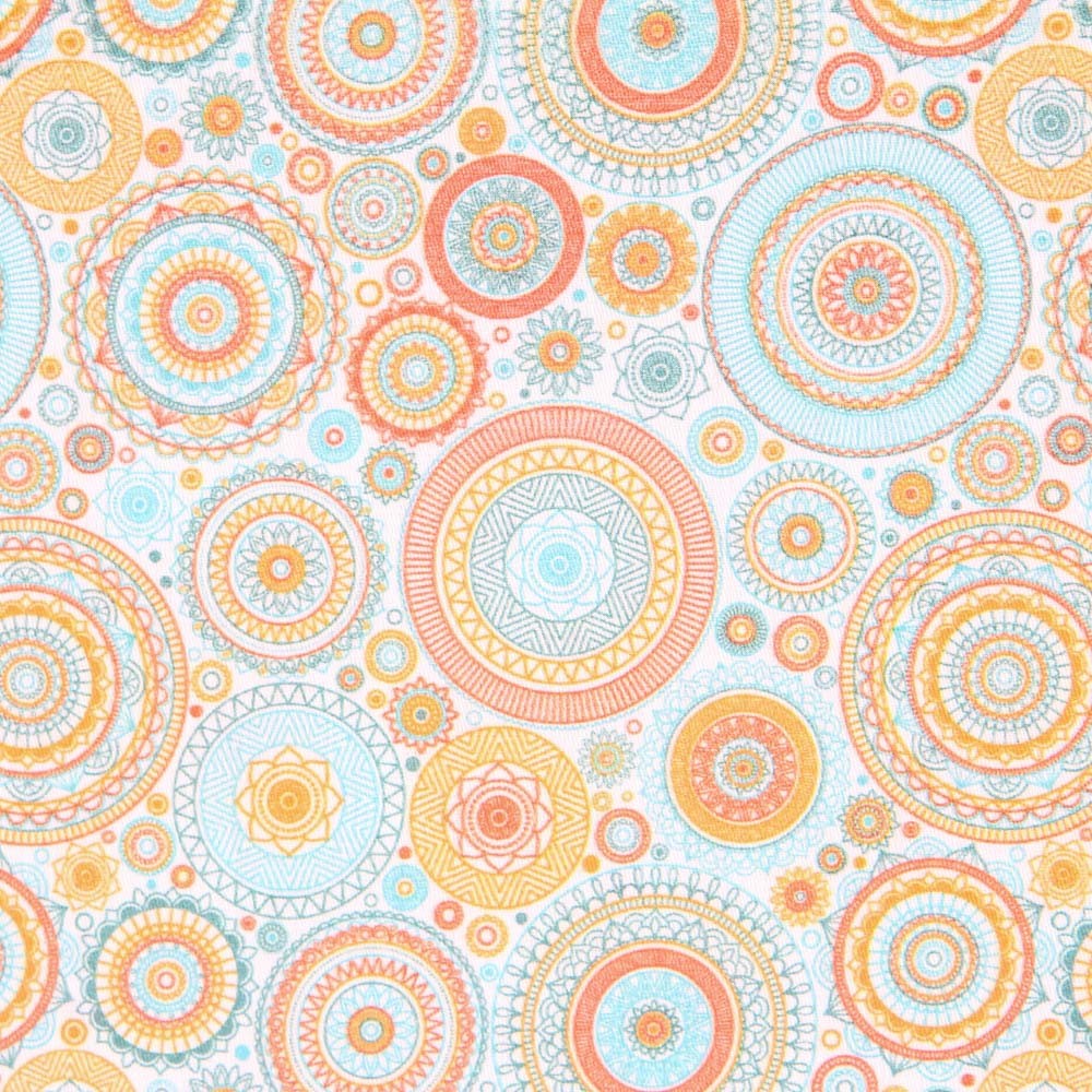 Popelín Astros Naranja - Ribes y Casals