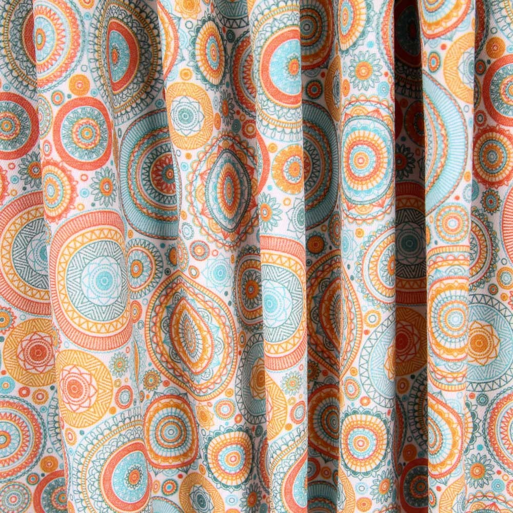 Popelín Astros Naranja - Ribes y Casals