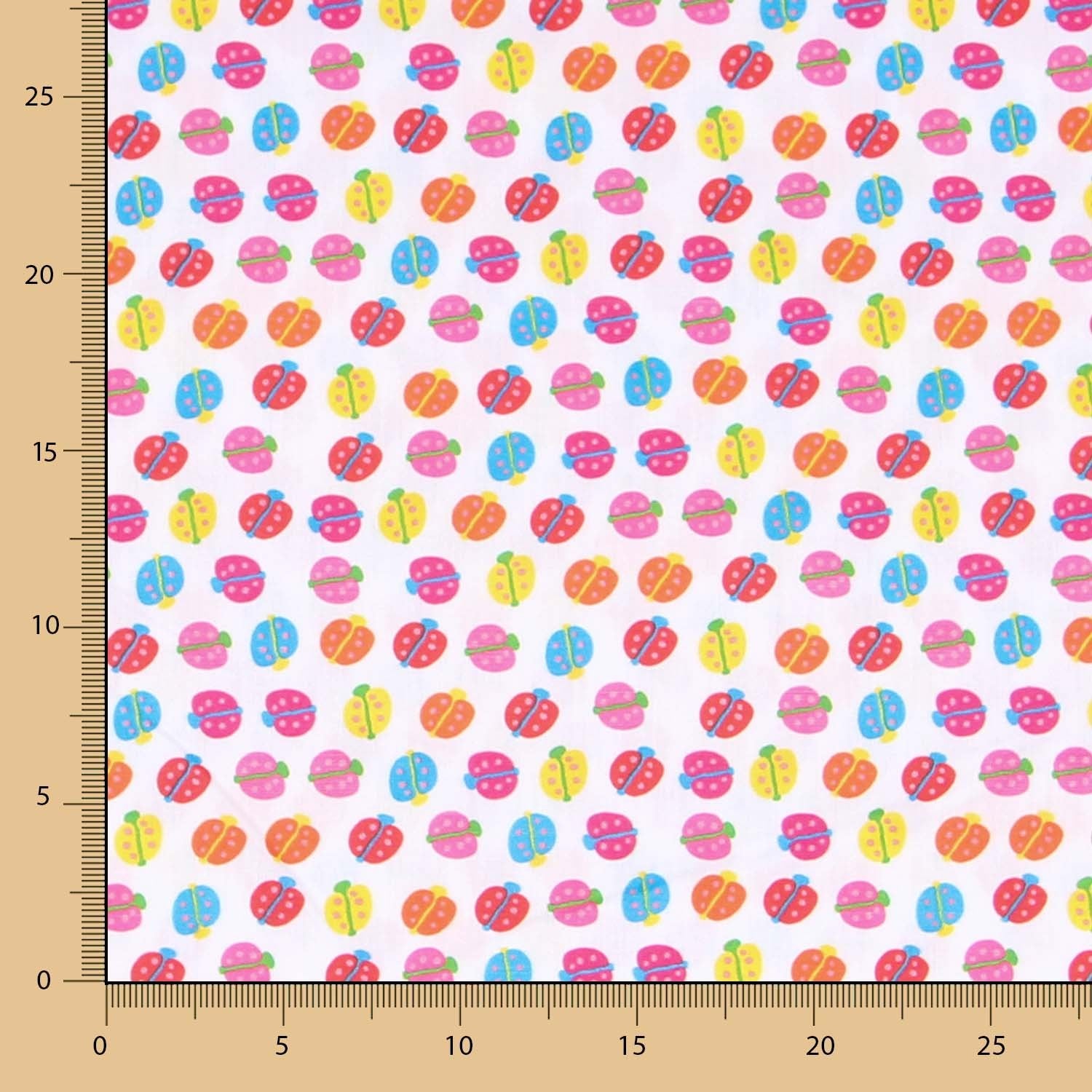 Popelín Bichitos Blanca - Ribes y Casals