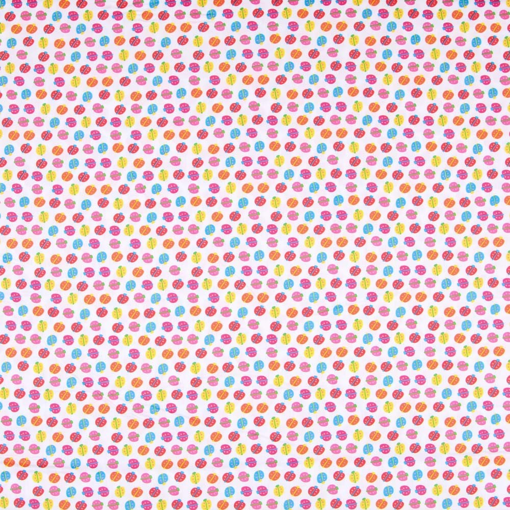 Popelín Bichitos Blanca - Ribes y Casals