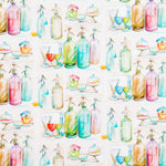 Popelín Botellas Multicolor - Ribes y Casals