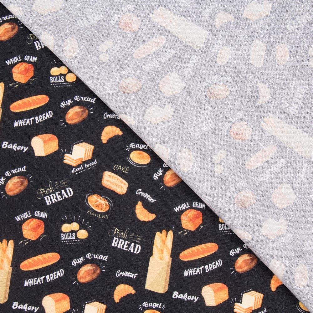 Popelín Bread Negra - Ribes y Casals