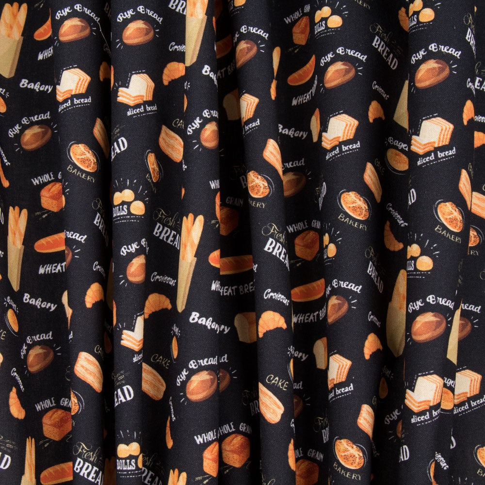 Popelín Bread Negra - Ribes y Casals