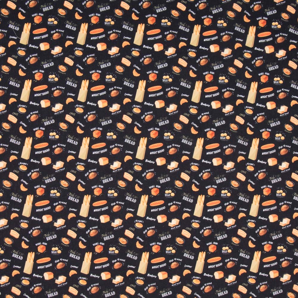 Popelín Bread Negra - Ribes y Casals