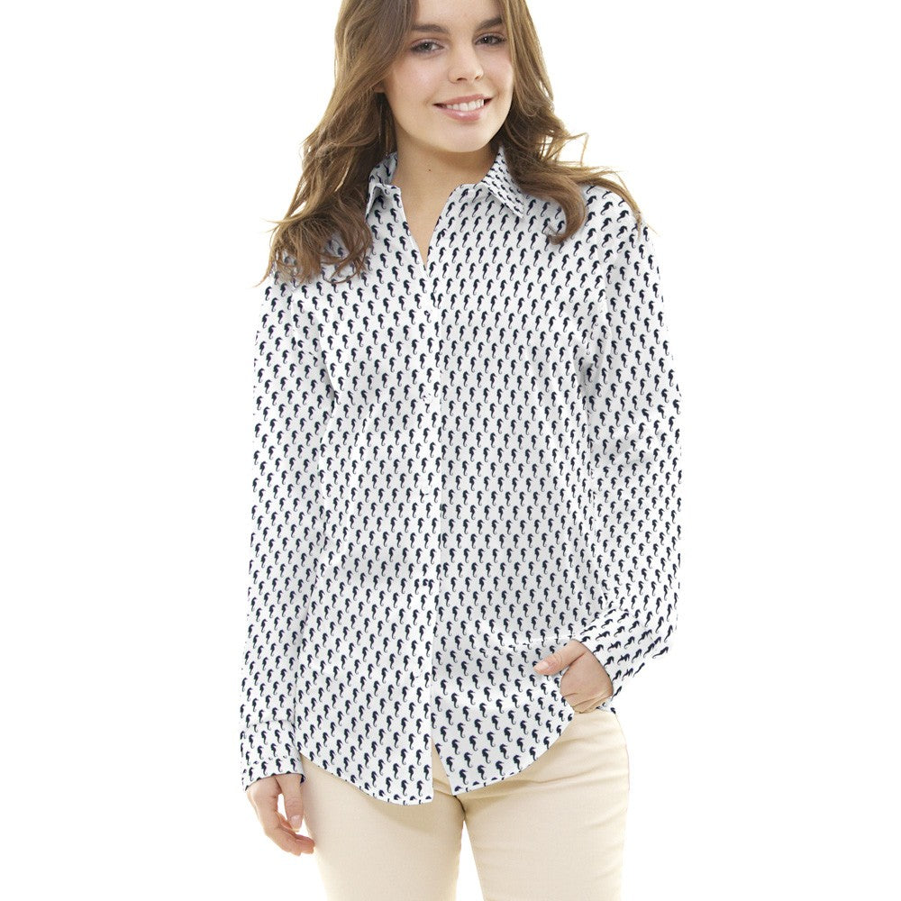 Popelín Caballito Blanca - Ribes y Casals