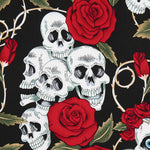 Popelín Calaveras y Rosas - Ribes y Casals