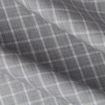Popelín Camisa Cuadros Gris - Ribes y Casals