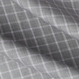 Popelín Camisa Cuadros Gris - Ribes y Casals