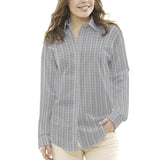 Popelín Camisa Cuadros Gris - Ribes y Casals