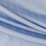 Popelín Camisa Multiraya Azul - Ribes y Casals