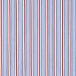 Popelín Camisa Rayas Bicolor Roja - Ribes y Casals