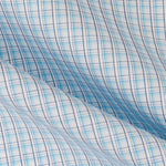 Popelín Camisa Trazos Turquesa - Ribes y Casals