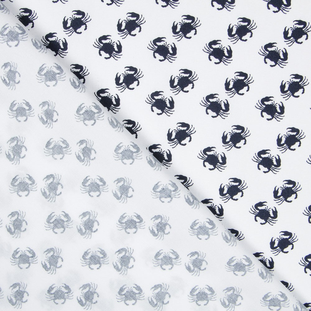 Popelín Cangrejos Blanca - Ribes y Casals