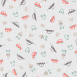 Popelín Cars Naranja - Ribes y Casals