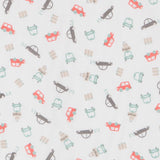 Popelín Cars Naranja - Ribes y Casals