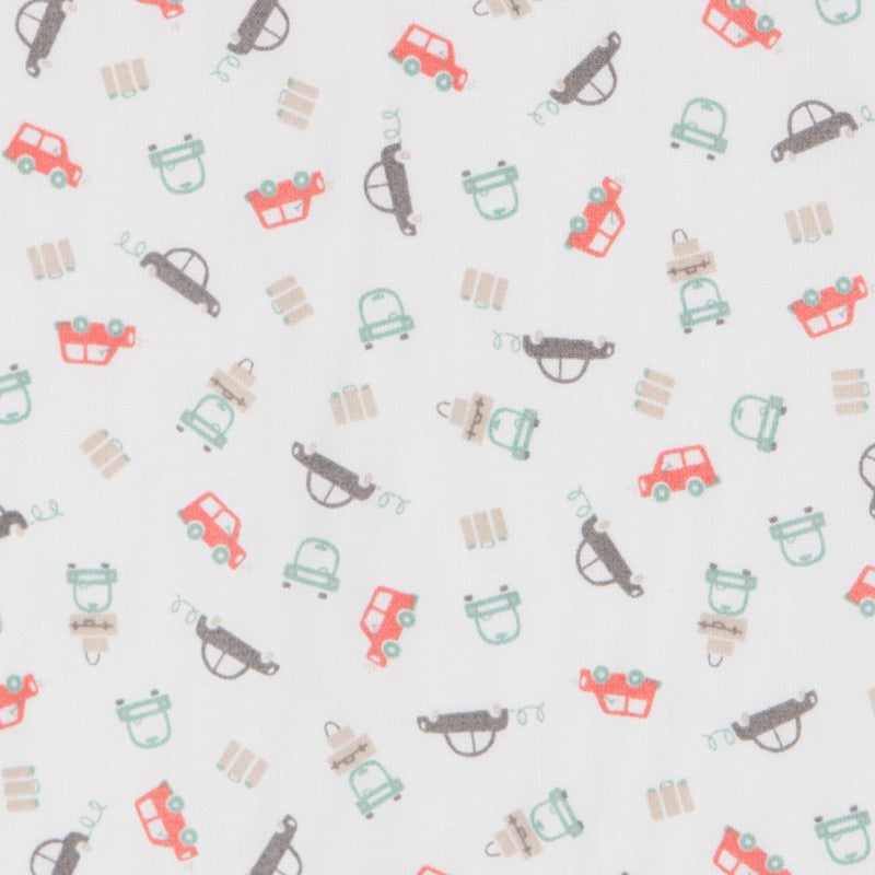 Popelín Cars Naranja - Ribes y Casals