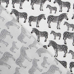 Popelín Cebras Cruda - Ribes y Casals