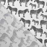 Popelín Cebras Cruda - Ribes y Casals