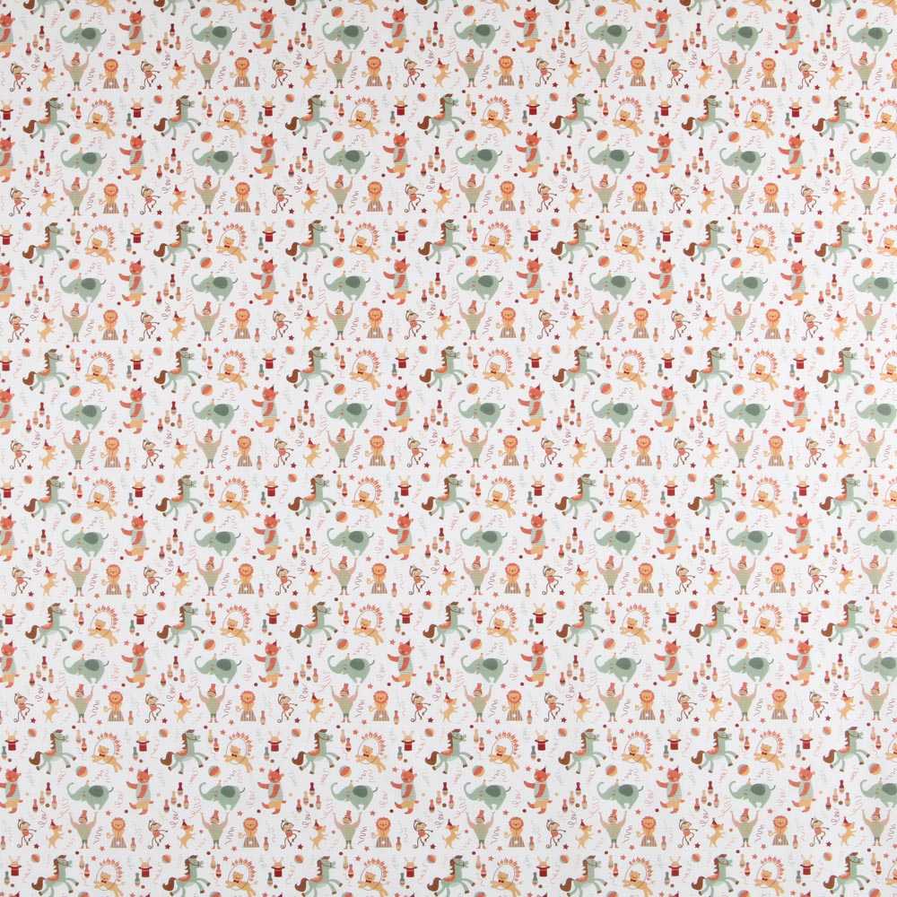 Popelín Circus Blanco - Ribes y Casals