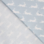 Popelín Conejos Azul - Ribes y Casals