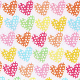 Popelín Corazones Multicolor - Ribes y Casals