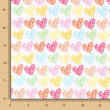 Popelín Corazones Multicolor - Ribes y Casals