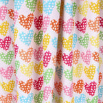 Popelín Corazones Multicolor - Ribes y Casals