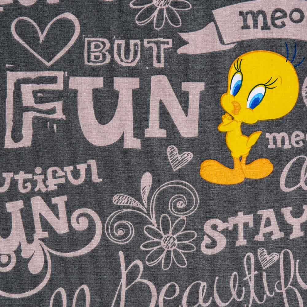 Popelín Crazy Tweety - Ribes y Casals