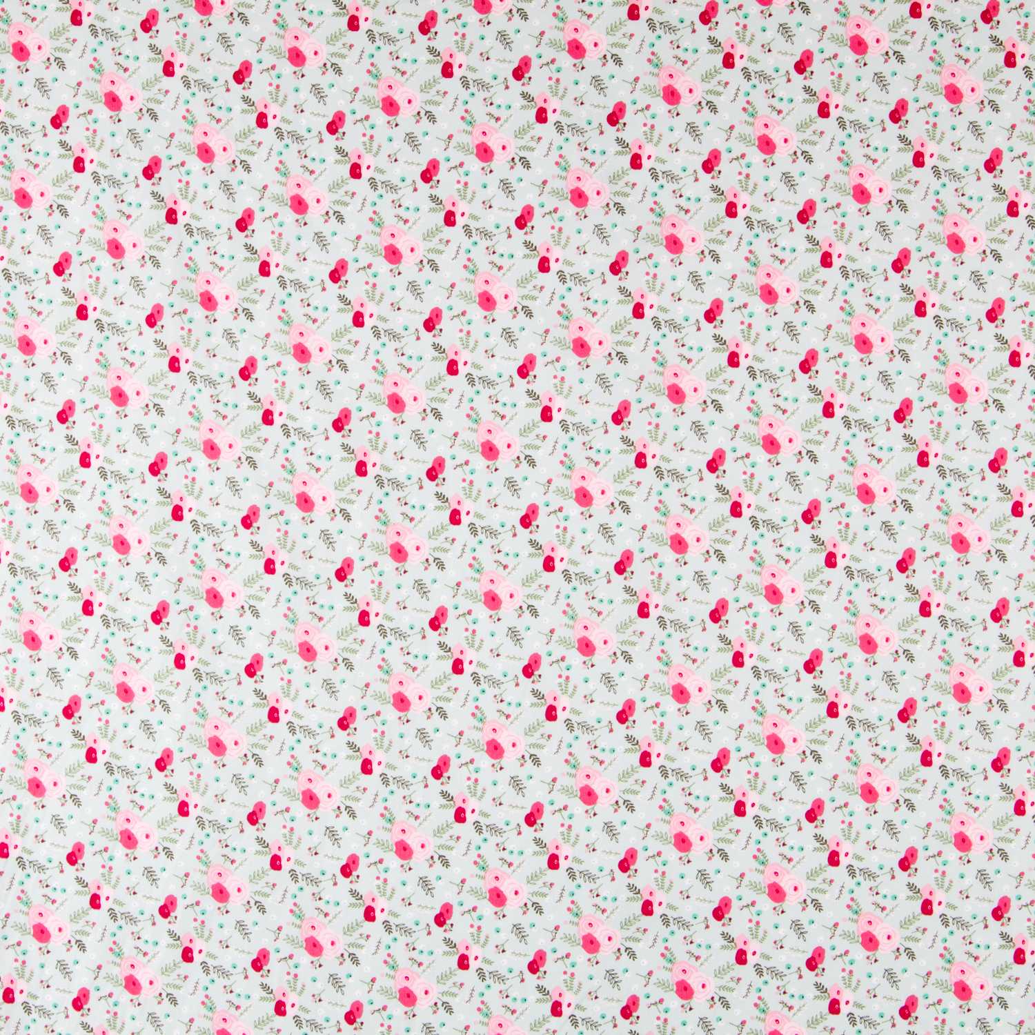 Popelín Cretona Verde Agua - Ribes y Casals