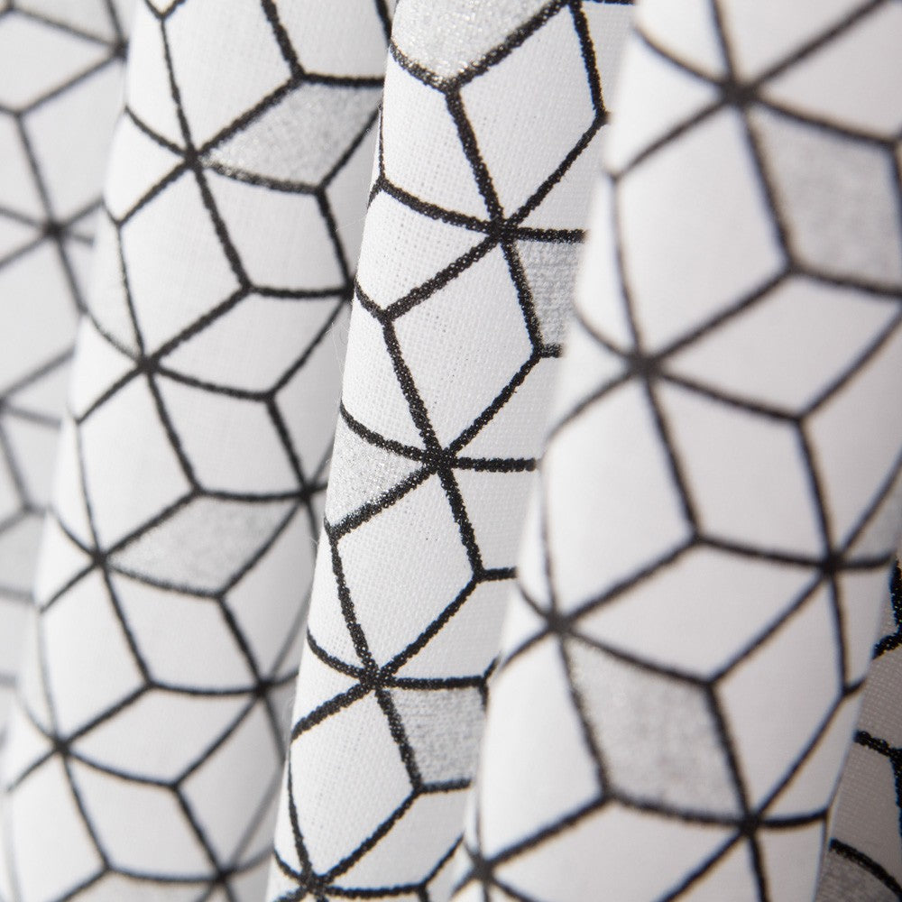 Popelín Cube Plata - Ribes y Casals