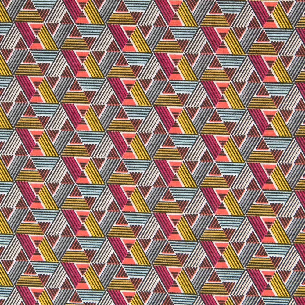 Popelín Cube Triangulo 3D - Ribes y Casals