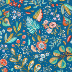 Popelín de Algodón Ancolie Petróleo - Ribes y Casals