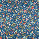 Popelín de Algodón Ancolie Petróleo - Ribes y Casals