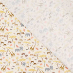 Popelín de Algodón Animals Cruda - Ribes y Casals