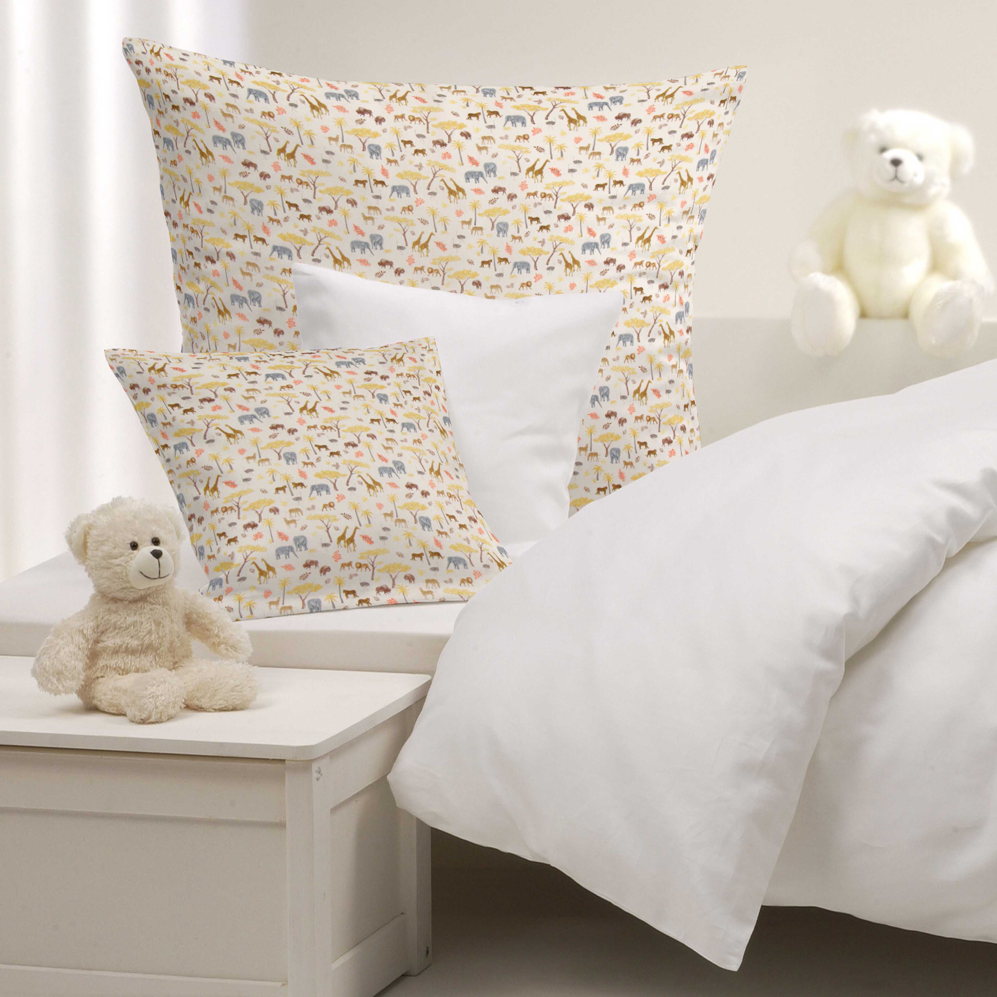 Popelín de Algodón Animals Cruda - Ribes y Casals