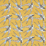 Popelín de Algodón Birds Ocre - Ribes y Casals