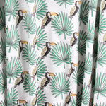Popelín de Algodón Birds Turquesa - Ribes y Casals
