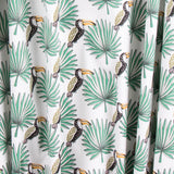 Popelín de Algodón Birds Turquesa - Ribes y Casals