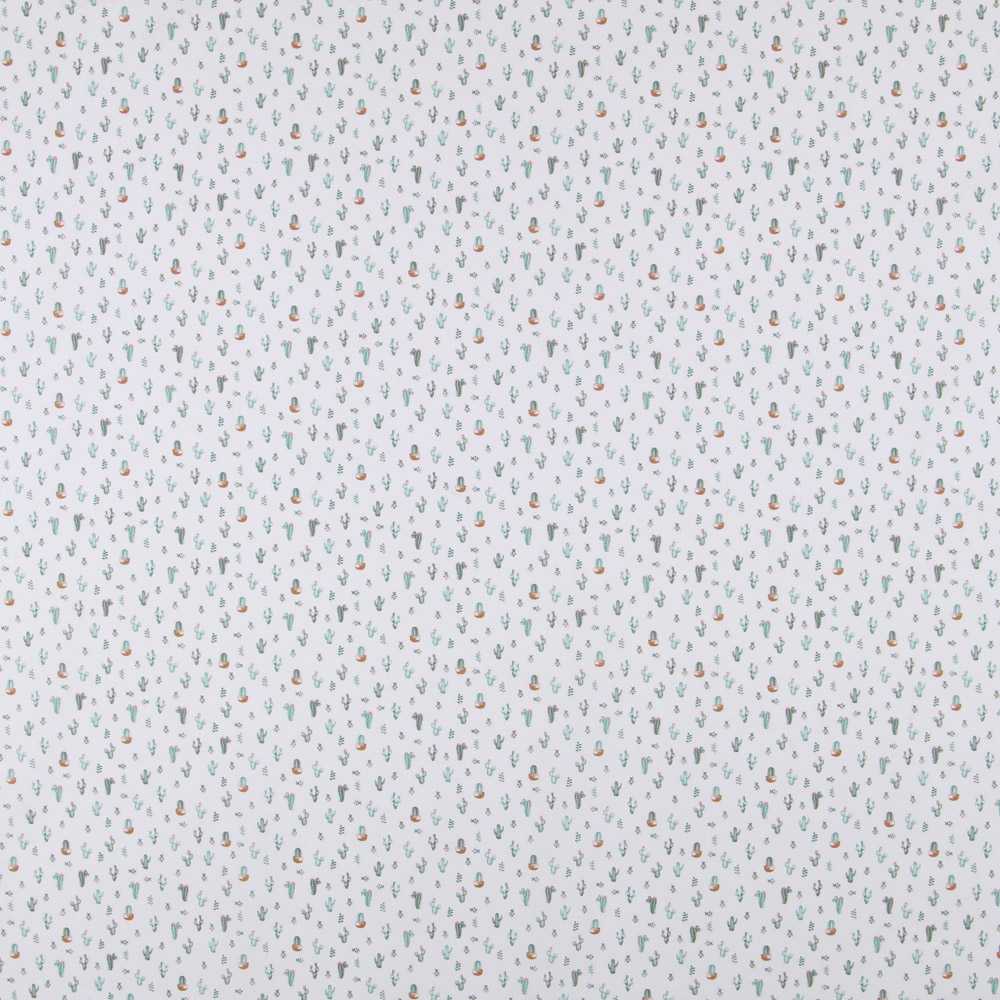 Popelín de Algodón Bonzais Blanca - Ribes y Casals