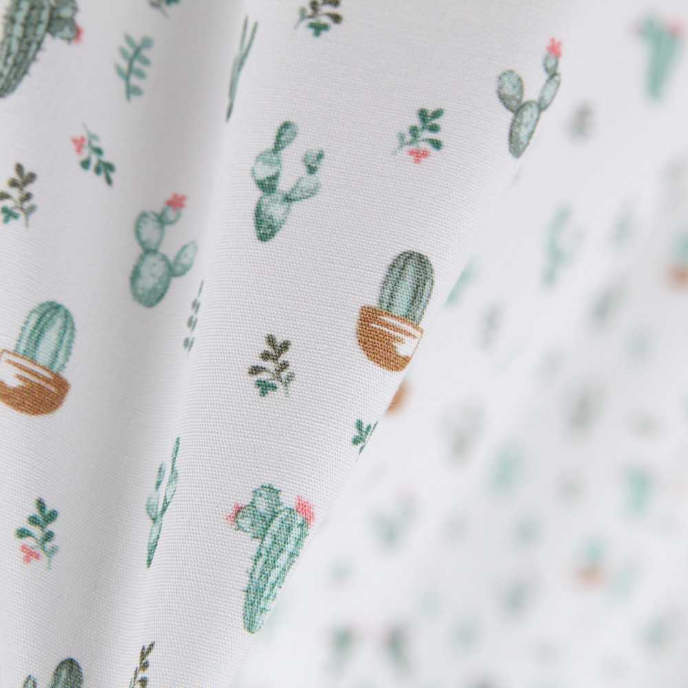 Popelín de Algodón Bonzais Blanca - Ribes y Casals