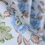 Popelín de Algodón Bouquet Azul - Ribes y Casals