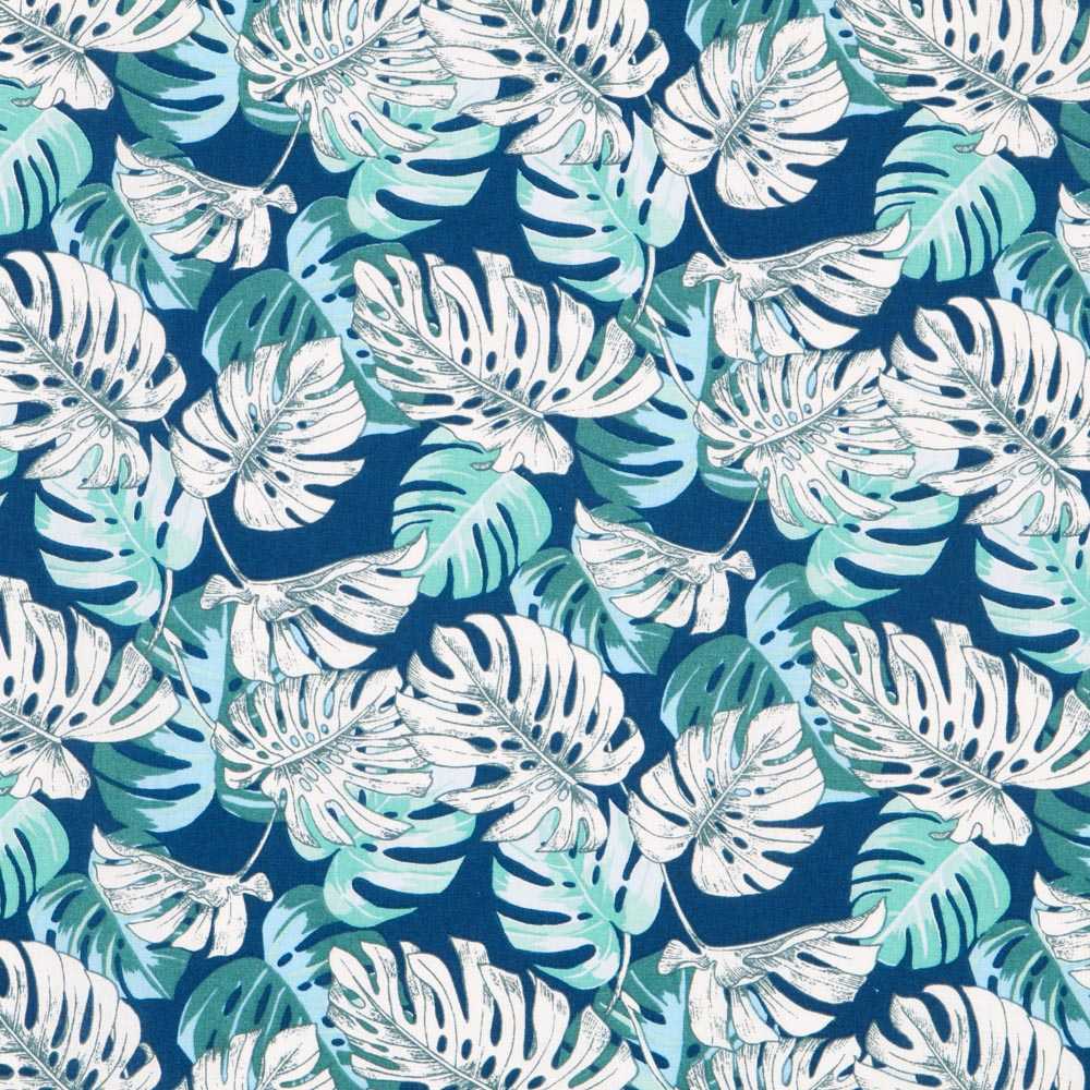 Popelín de Algodón Brasil Turquesa - Ribes y Casals