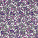 Popelín de Algodón Cachemir Morado - Ribes y Casals