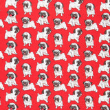 Popelín de Algodón Carlinos Roja - Ribes y Casals